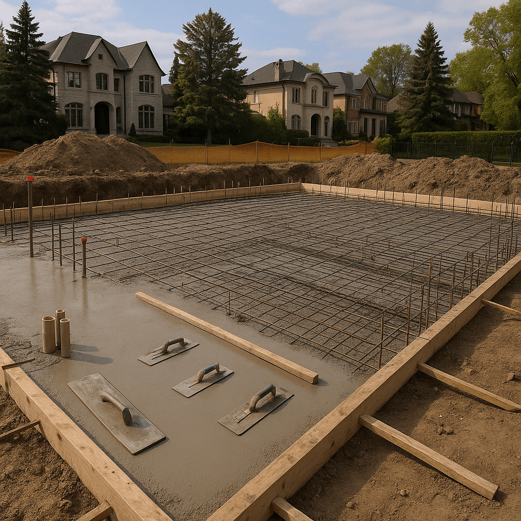 Professional foundation and structural concrete work