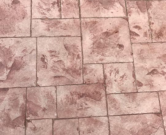Ashlar Slate Stamped Concrete