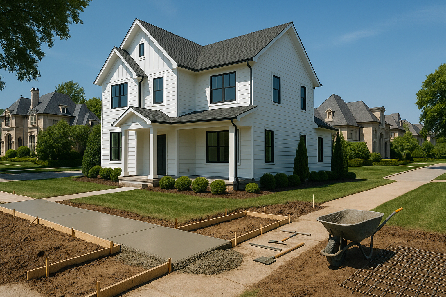 Concrete Driveway & Walkway Construction