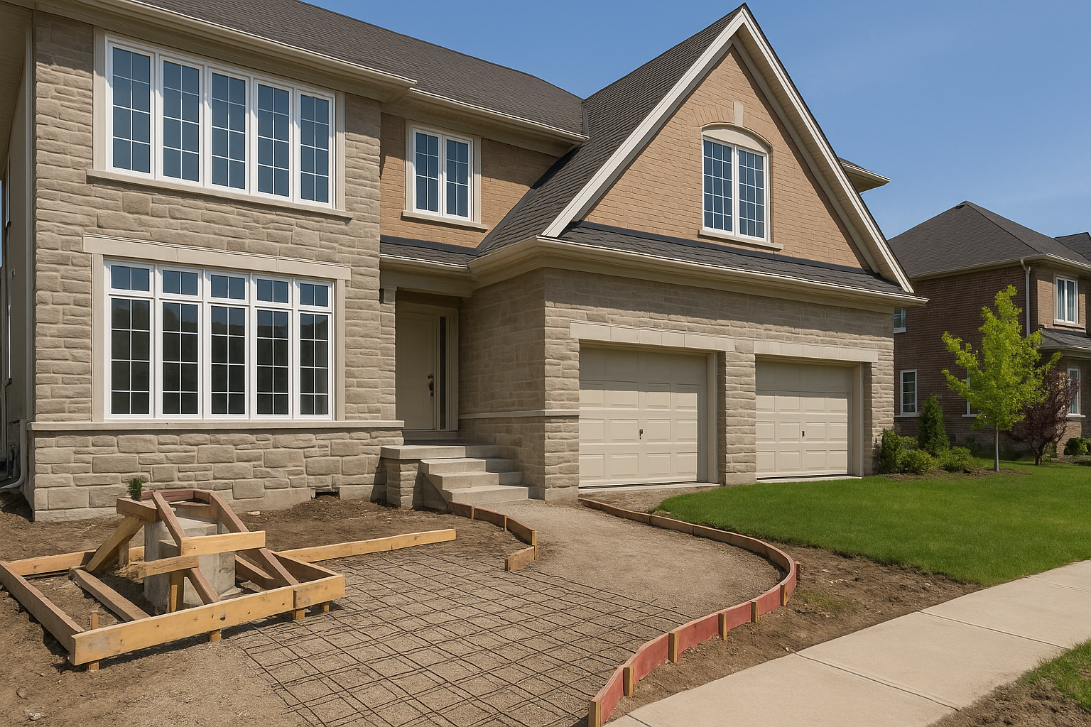 Reinforced Concrete Driveway